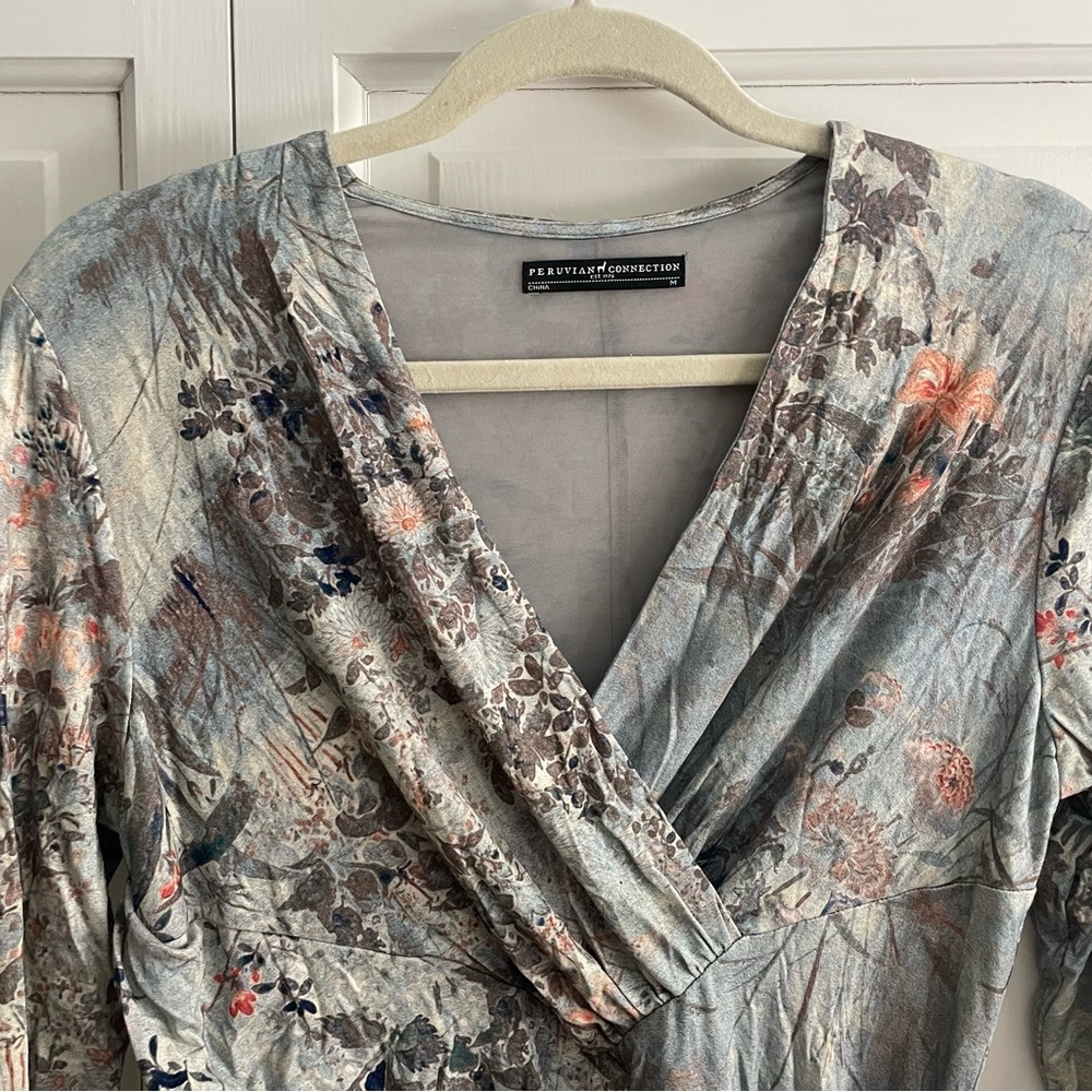 Peruvian Connection Wrap Dress - Picture 3 of 4